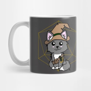 Fluffy Kitty Witch | Cat DND | Fantasy Art | D20 Mug